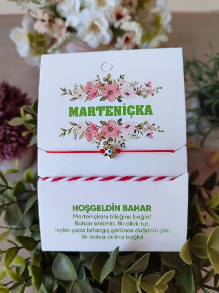 Nazarlı Yıldız Marteniçka Şans Ve Dilek Bilekliği