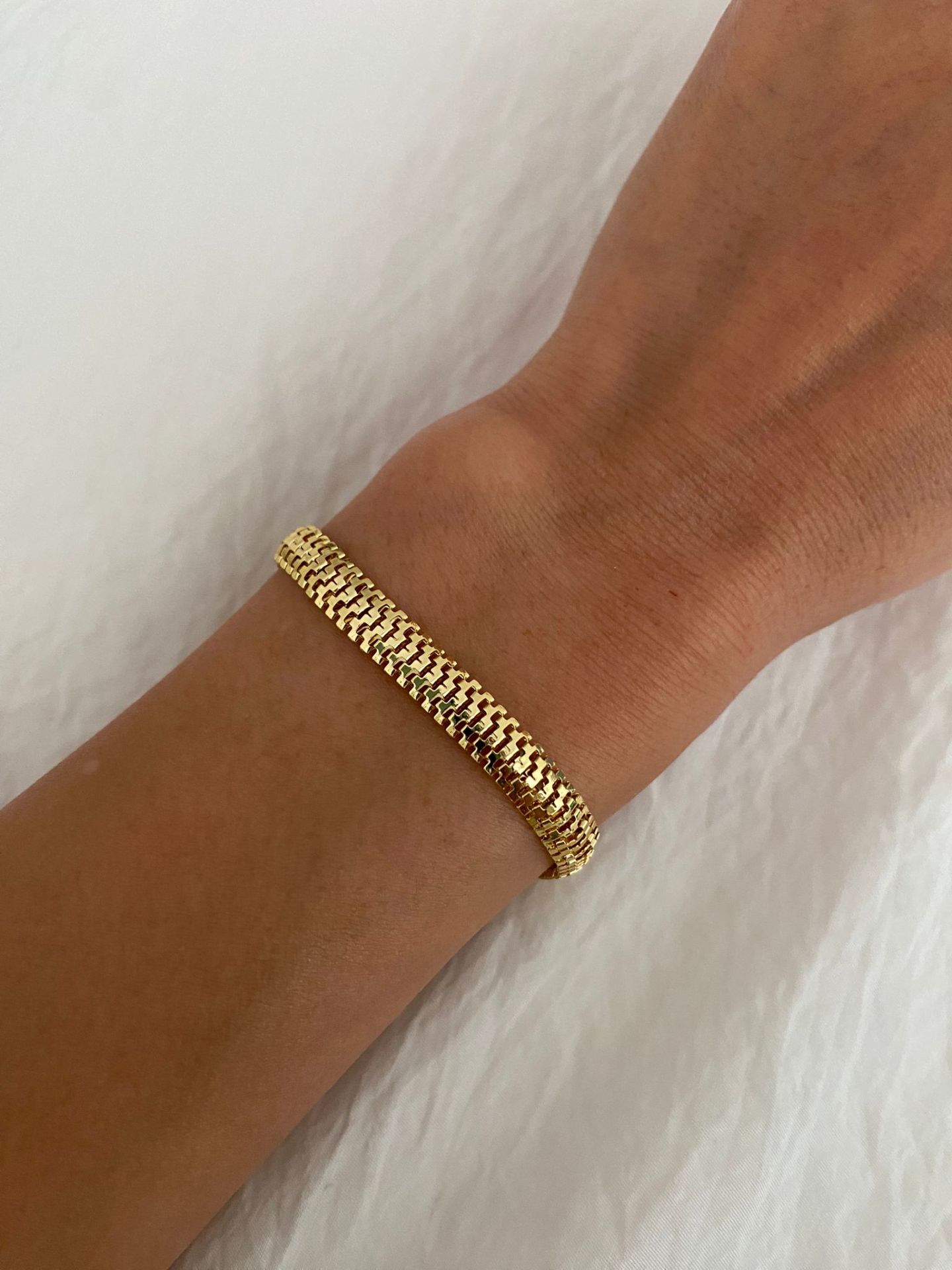 Gold Snake Back Bileklik